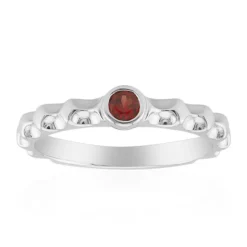 Tansania-Rubin-Silberring