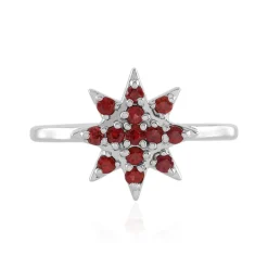 Tansania-Rubin-Silberring (Adela Silber)