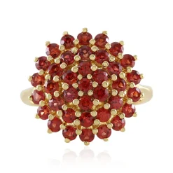 Tansania-Rubin-Silberring (Adela Silber)