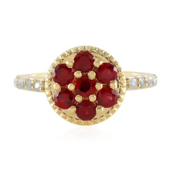 Tansania-Rubin-Silberring (Adela Silber)