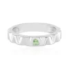 Tansania-Tsavorit-Herren-Silberring