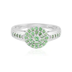 Tansania-Tsavorit-Silberring