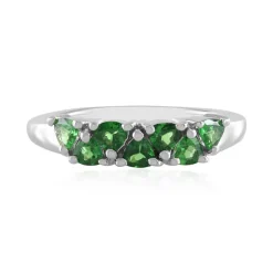 Tansania-Tsavorit-Silberring