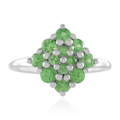 Tansania-Tsavorit-Silberring