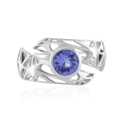 Tansanit-Goldring (Ornaments by de Melo)