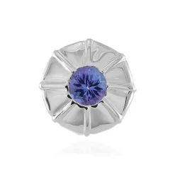 Tansanit-Silberanhänger