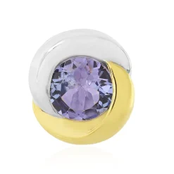 Tansanit-Silberanhänger