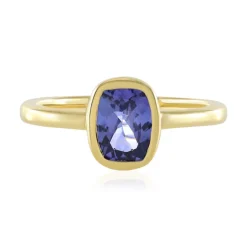 Tansanit-Silberring (Adela Silber)