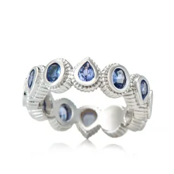 Tansanit-Silberring (Dallas Prince Designs)