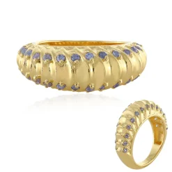 Tansanit-Silberring (SAELOCANA)