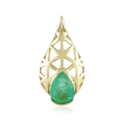 Äthiopischer Smaragd-Goldanhänger (Ornaments by de Melo)