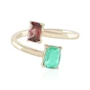 Äthiopischer Smaragd-Goldring (Adela Gold)
