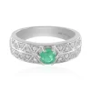 Äthiopischer Smaragd-Silberring