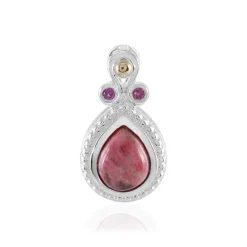 Thulit-Silberanhänger mit Gold (Granulieren)