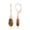 Tigerauge-Silberohrringe (KM by Juwelo)