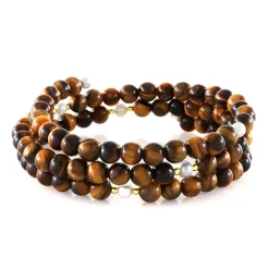 Tigerauge-Stahlarmreif (Riya)