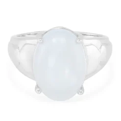 Türkischer Chalzedon-Silberring