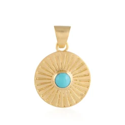 Türkis-Messinganhänger (Juwelo Style)