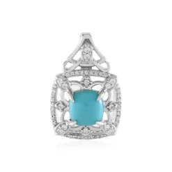 Türkis-Silberanhänger