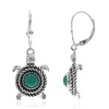 Türkis-Silberohrringe (Desert Chic)
