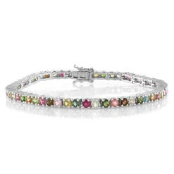 Turmalin-Silberarmband