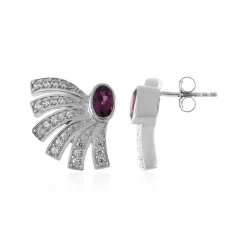 Umbalit-Silberohrringe