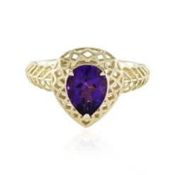 Uruguay-Amethyst-Goldring (Ornaments by de Melo)