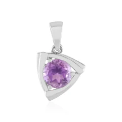 Uruguay-Amethyst-Silberanhänger