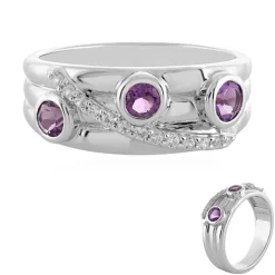 Uruguay-Amethyst-Silberring