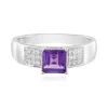Uruguay-Amethyst-Silberring