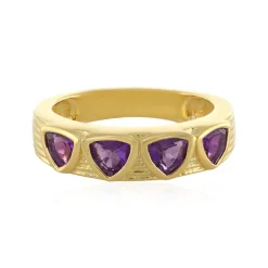 Uruguay-Amethyst-Silberring (SAELOCANA)