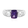 Uruguay-Amethyst-Silberring (de Melo)