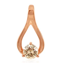 VS1 Argyle-Rose de France-Brillant-Goldanhänger