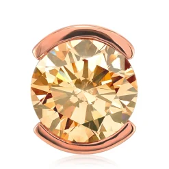 VS1 Argyle-Rose de France-Brillant-Goldanhänger