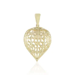 Weiße Süßwasserzuchtperlen-Goldanhänger (Ornaments by de Melo)