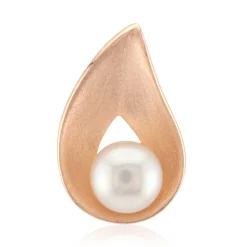 Weiße Süßwasserzuchtperlen-Silberanhänger (TPC)