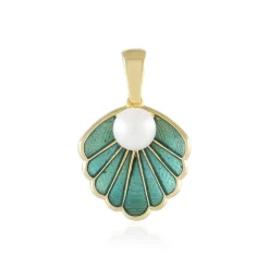 Weiße Süßwasserzuchtperlen-Silberanhänger (Adela Silber)