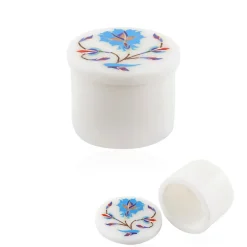 Weißer Marmor-Schatulle