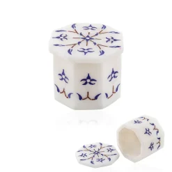 Weißer Marmor-Schatulle