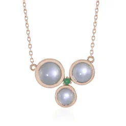 Weißer Mondstein-Silbercollier (KM by Juwelo)