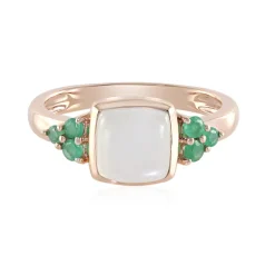 Weißer Mondstein-Silberring (KM by Juwelo)