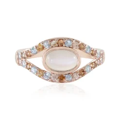 Weißer Mondstein-Silberring (KM by Juwelo)