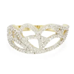 Weißer Saphir-Silberring