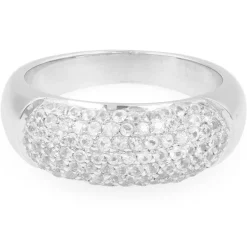 Weißer Saphir-Silberring