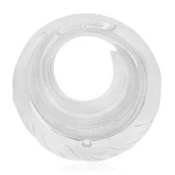 Weißer Topas-Silberanhänger