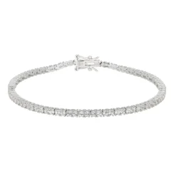 Weißer Topas-Silberarmband (Adela Silber)