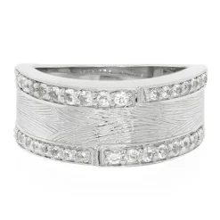 Weißer Topas-Silberring