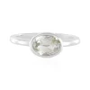 Weißer Topas-Silberring