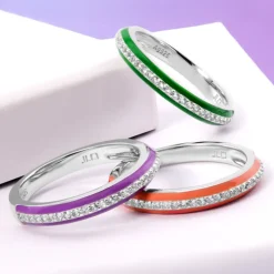 Weißer Topas-Silberring