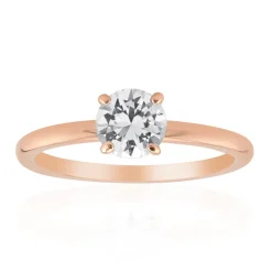 Weißer Topas-Silberring